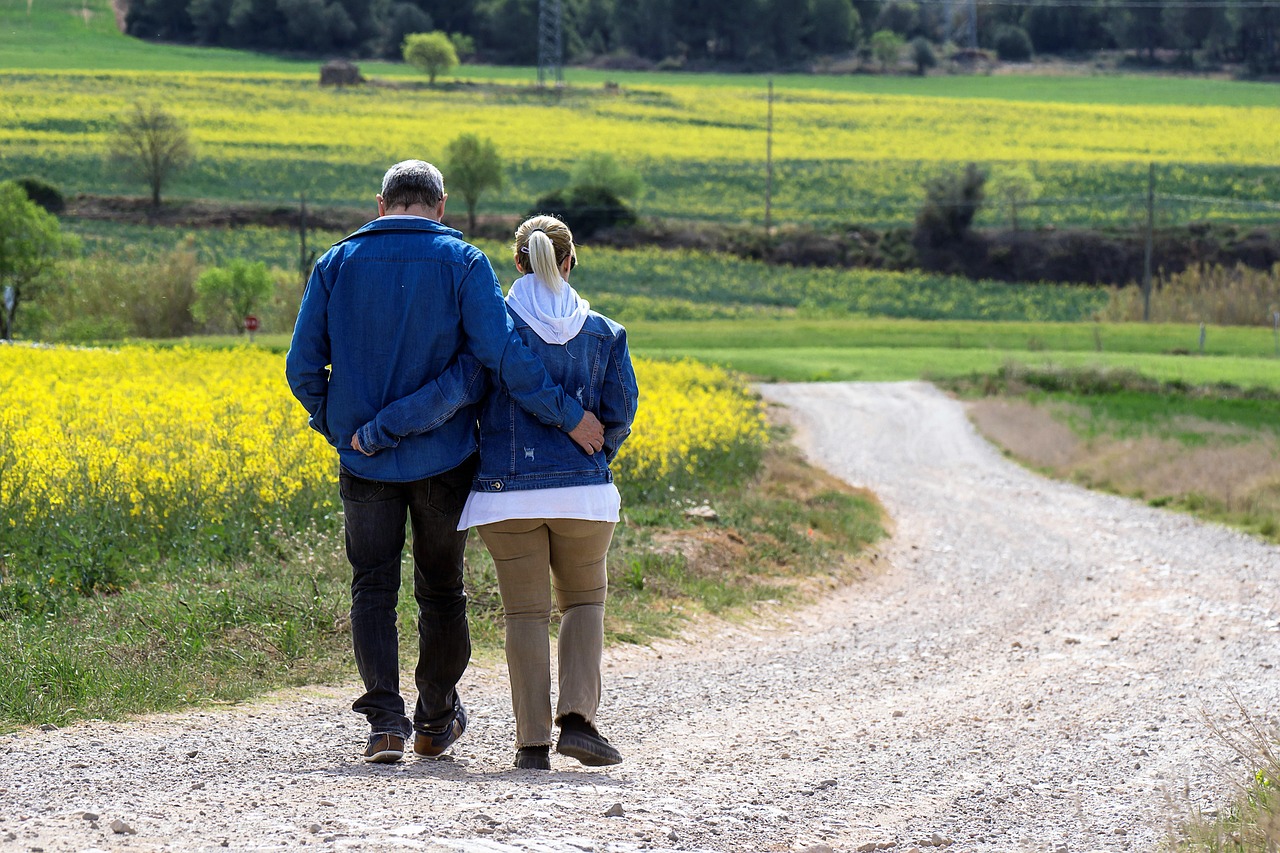 Walk, flower background, couple — What is the Process of Making Peptides